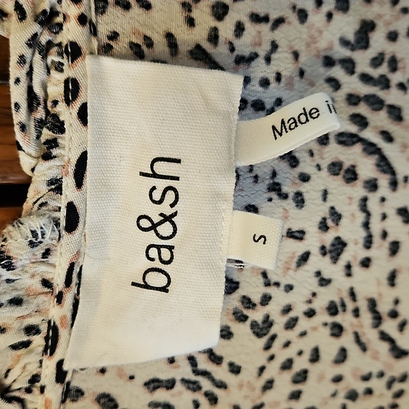 ba&sh Ruffle Neck And Sleeve Blouse. Small. Excellent Cond. - Picture 4 of 6